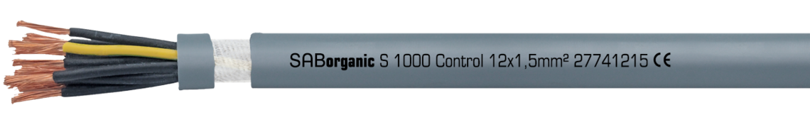 Marking for SABorganic S 1000 Control 27741215:
SAB BRÖCKSKES · D-VIERSEN · SABorganic S 1000 Control 12x1,5mm² 27741215 CE